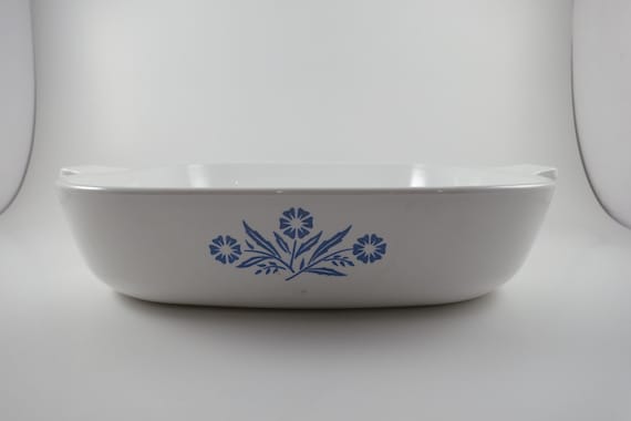 Vintage Corning Ware Blue Cornflower Skillet P-10-B 10 Inch