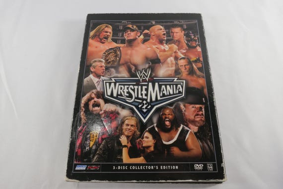 3 Disc DVD Collectors Edition Wrestle Mania 22 2006