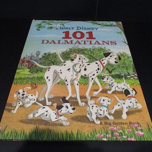 1963 Big Golden Book 101 Dalmatians Walt Disney Complete Illustrated Excellent Condition