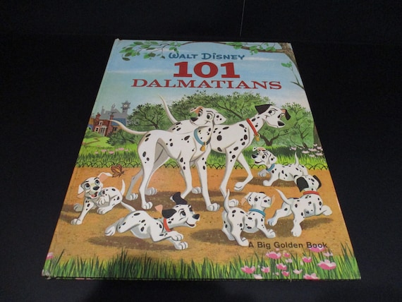 Vintage 1963 Big Golden Book 101 Dalmatians Walt Disney Complete Illustrated Excellent Condition