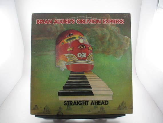 Vintage 1974 Rock/Jazz/Funk Vinyl LP Record Straight Ahead Brian Auger's Oblivion Express Excellent Condition 67114