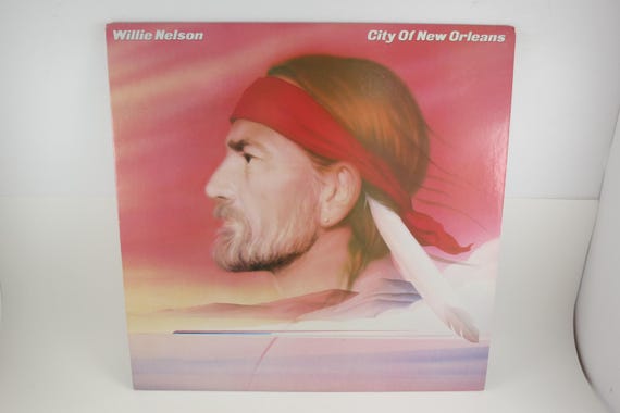 Vintage 1984 Vinyl LP Record Willie Nelson City of New Orleans Excellent Condition