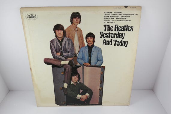 Vintage 1966 Vinyl LP Record The Beatles Yesterday and Today Mono Pressing Very Good Condition 71158