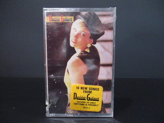 Vintage 1990 Cassette Tape Anything Is Possible Debbie Gibson Factory Sealed with Hype Sticker