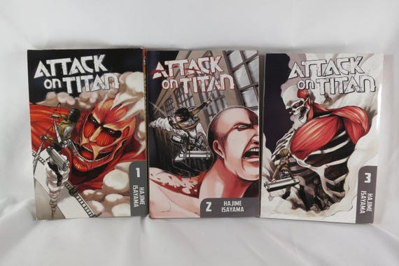 Attack On Titan Manga Volumes 1-3 English Edition