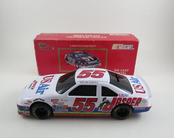 1992 Racing Champions Diecast Coin Bank: Ted Musgrave #55 US Air Livery