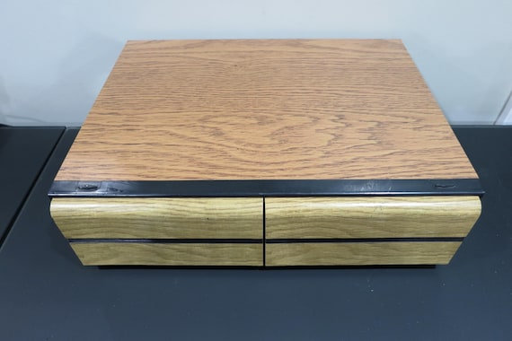 Instant Comedy VHS Collection 18 Tapes with Faux Wood Storage Cabinet