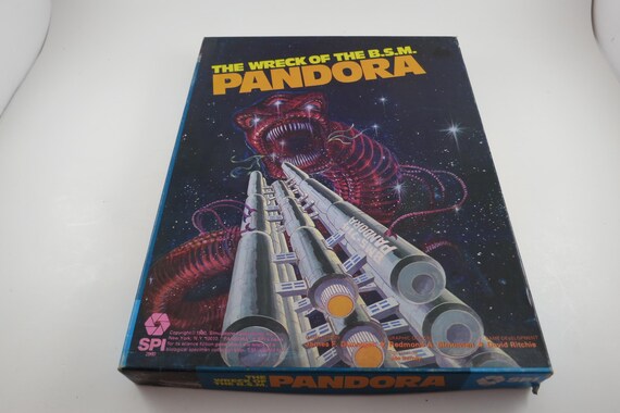Vintage 1980 Board Game Wreck of the BSM Pandora SPI Games Complete Ready to Play