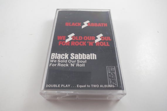 1983 Cassette Tape We Sold Our Soul For Rock N Roll Black Sabbath