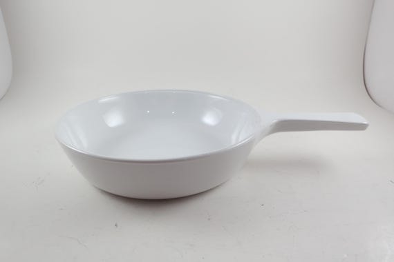 1980's Corning Ware All/Just White Pattern P-83 B Menuette 6 1/2 Inch Skillet Excellent Condition
