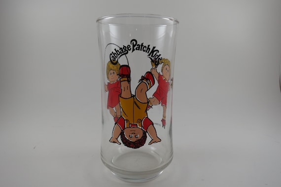 1984 Cabbage Patch Kids Glass Cup OAA Inc Vintage Collectible