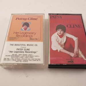 Vintage Patsy Cline Cassette Tape: Greatest Hits, Sentimentally Yours