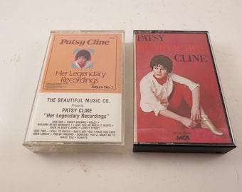 Vintage Patsy Cline Cassette Tape: Greatest Hits, Sentimentally Yours