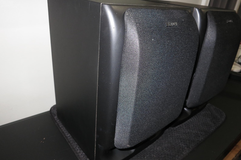 Pair of Vintage Sony SS-H605 3 Way Bookshelf Speakers bild 5