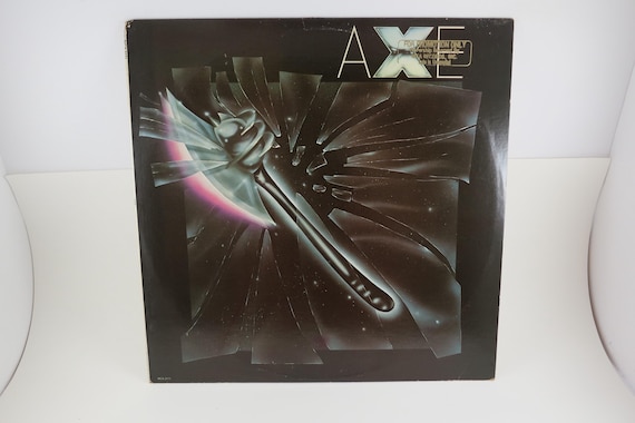 Vintage 1979 Axe Vinyl LP: Self Titled Hard Rock Album (Promo Copy)
