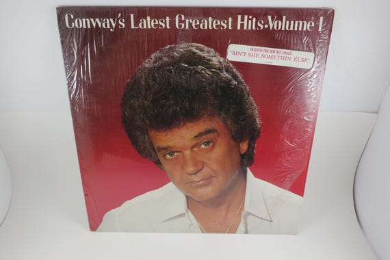 Vintage 1984 Conway Twitty Vinyl LP: Latest Greatest Hits, Vol 1