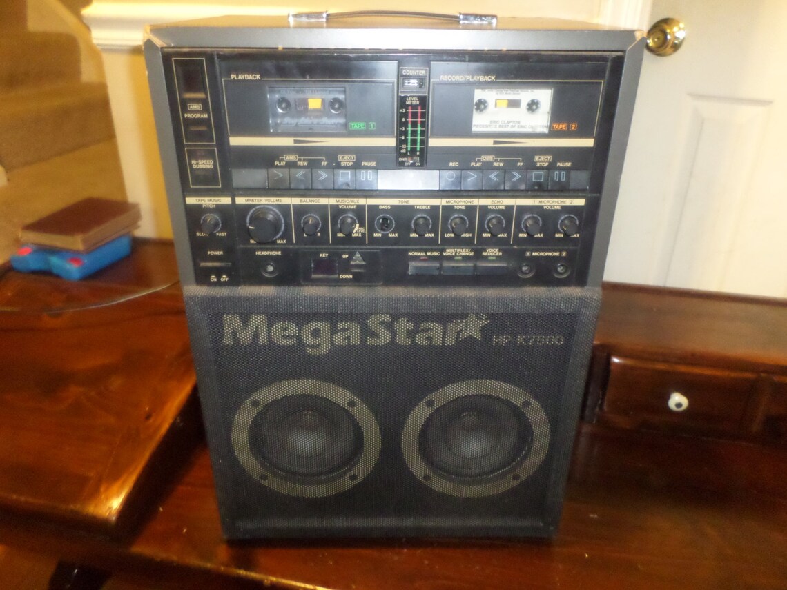 Rare Early 90's Megastar K7500 Pro Karaoke Machine by Etsy