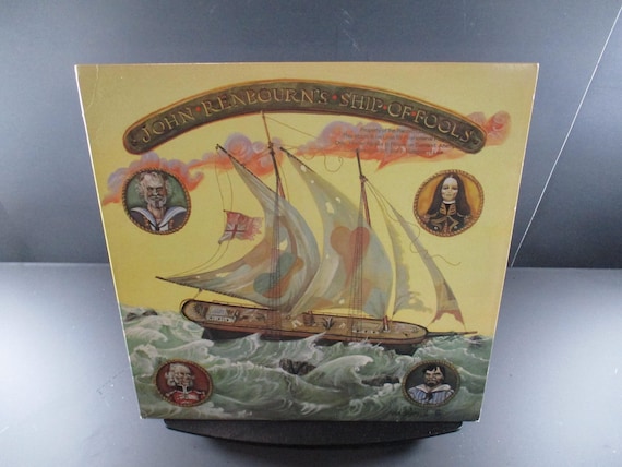 Vintage 1988 Vinyl LP Record John Renbourn's Ship Of Fools Promo Copy Near Mint Condition 55041