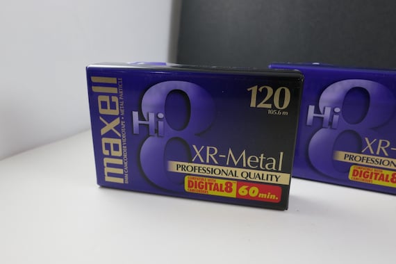 Lot of Six Vintage 80/90's Sealed Video Cam Camcorder Cassette Tapes Sony Maxell