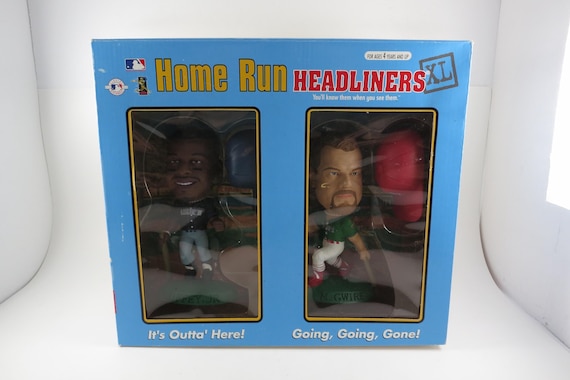 Vintage 1998 MLB Home Run Headliners XL Mark McGwire Ken Griffey Jr Set NIB