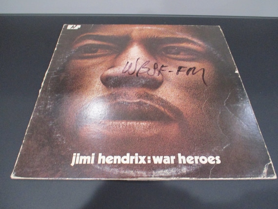 Vintage 1972 Vinyl LP Record War Heroes Jimi Hendrix Very Good Condition White Label Promo Pressing 62537