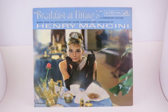 Vintage 1961 Vinyl LP Record Breakfast at Tiffany's Henry Mancini Original Soundtrack Excellent Condition 71362A