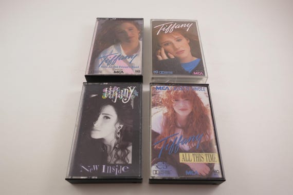 Vintage 1980's Tiffany Cassette Tapes Excellent Condition New Inside Self Titled Hold An Old Friends Hand Sold Individually