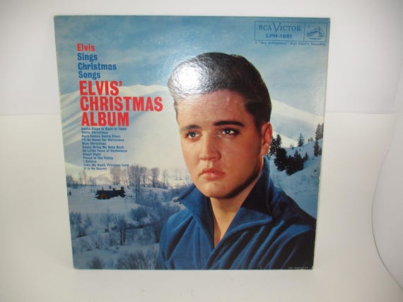 Vintage 1958 Vinyl LP Record Elvis' Christmas Album Mono Pressing Excellent Plus Condition Beautiful Copy 69971