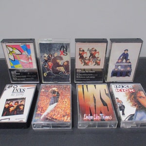 1980&#39;s INXS Cassette Tapes Excellent Condition Kick X Disappear Listen Like Thieves The Swing Self Titled Sold Individually