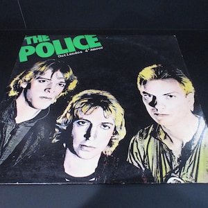 1979 Vinyl LP Record The Police Outlandos d&#39;Amour Excellent Condition Green Lettering