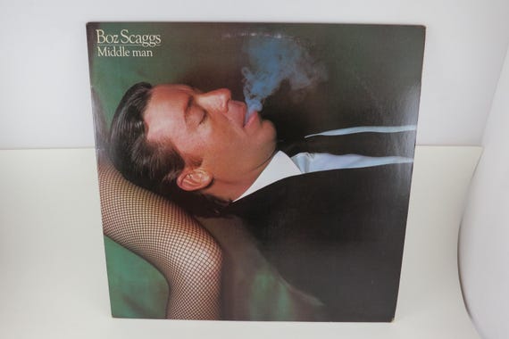 Vintage 1980 Boz Scaggs Middle Man Vinyl LP Record