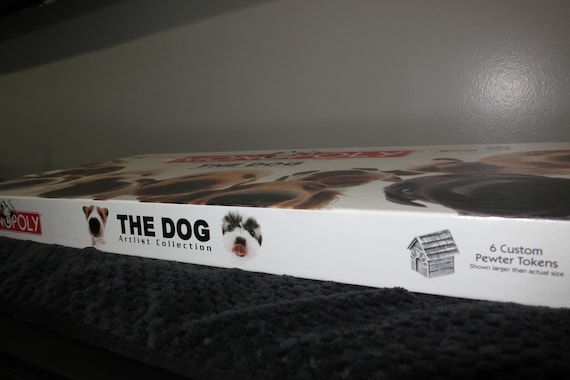 Vintage 2003 Dog Monopoly Game: Artlist Collection, Complete