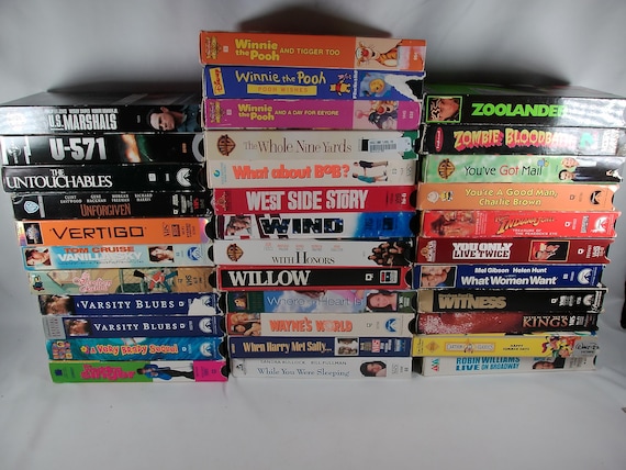 80's/90's/00's VHS Tapes Titles Starting with U-V-W-X-Y-Z Sold Individually