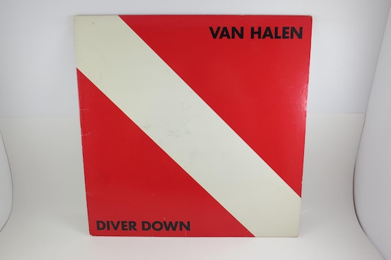 Vintage 1982 LP Vinyl Record Van Halen Diver Down Excellent Condition 71480