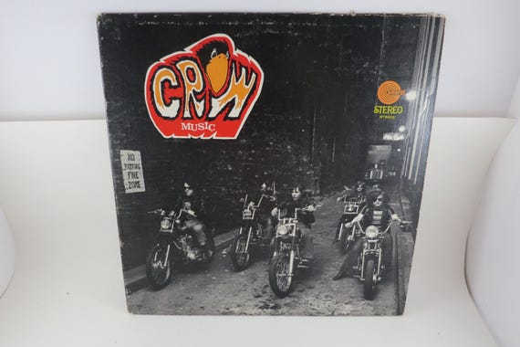 Vintage 1969 Vinyl LP Record Crow Music Very Good Condition Psychedelic Rock