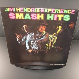 1969 Vinyl LP Record The Jimi Hendrix Experience Smash Hits Excellent Plus Condition Two Tone Label 67618