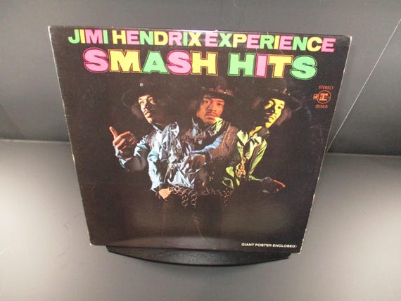 Vintage 1969 Vinyl LP Record The Jimi Hendrix Experience Smash Hits Excellent Plus Condition Two Tone Label 67618