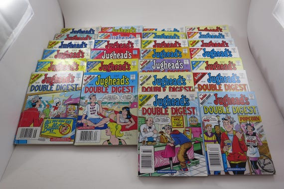Collection of 26 1997-2002 Jughead's Double Digest Comic Books Excellent Condition