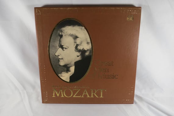 1975 Classical Vinyl LP Box Set Gre8t Men of Music Mozart NM