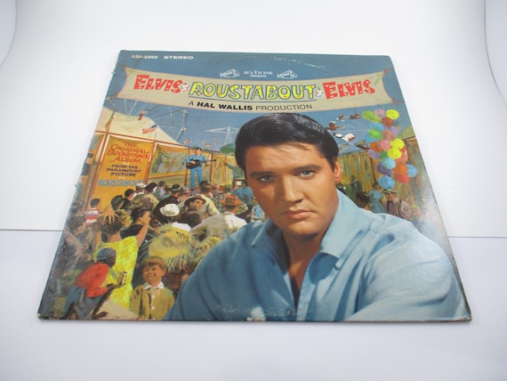 Vintage 1965 Vinyl LP Record Elvis Presley Roustabout Soundtrack Stereo Excellent Condition 67421