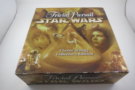 Vintage 1997 Star Wars Classic Trilogy Trivial Pursuit Game 100% Complete Collectors Edition