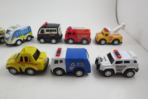 Vintage 2001 Takara Tomy Choro Q Vehicle Set - Friction Cars Lot