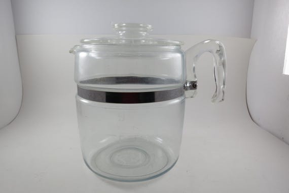 Pyrex Flameware 9 Cup Percolator #7759 Excellent Condition