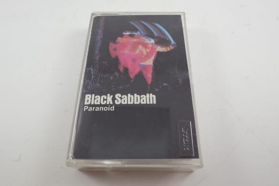 Vintage 1982 Cassette Tape Paranoid Black Sabbath Excellent Condition