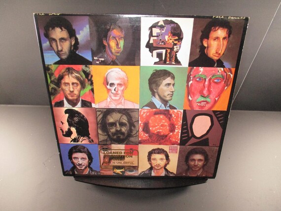 Vintage 1981 Vinyl LP Record The Who Face Dances Near Mint Condition Promo Pressing with Original Poster 39974