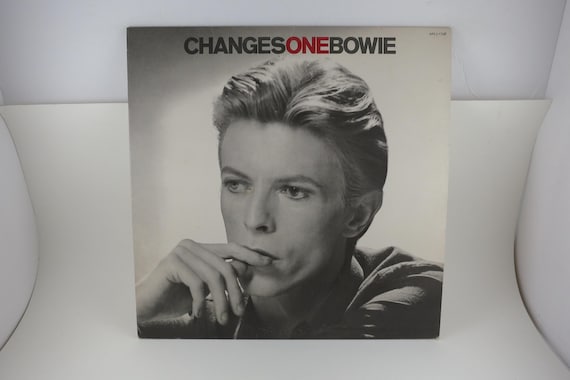 Vintage 1976 Vinyl LP Record ChangesOneBowie David Bowie Tan Label EX
