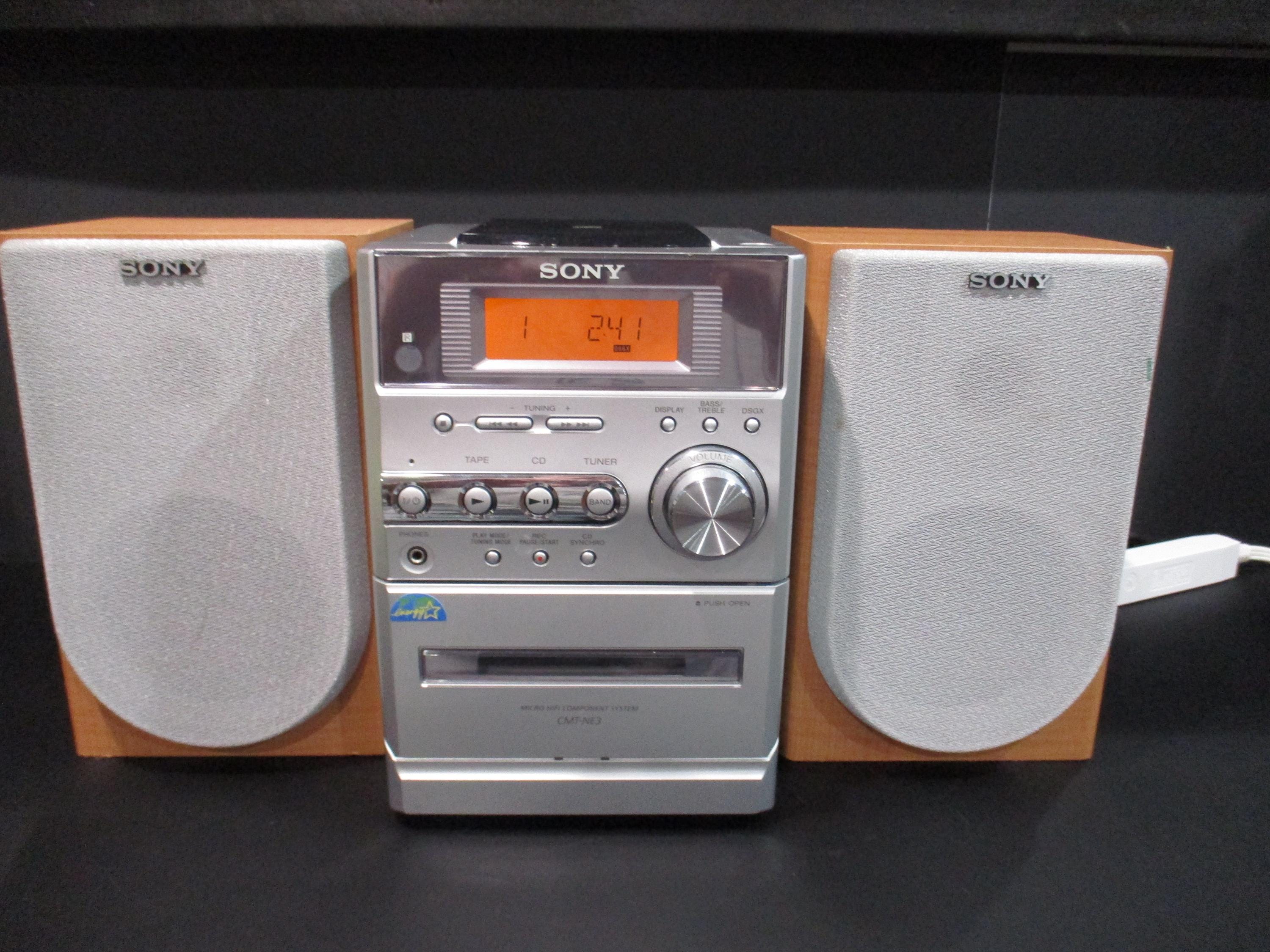 【非売品CD】EPIC/SONY SINGLE COLLECTION 1988 Vintage 90's Sony Micro Hi Fi Component System CD Player Cassette