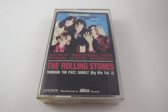 Vintage Rolling Stones Cassette Tape: 1980s Rock Music