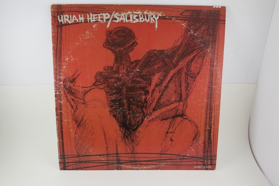 Vintage 1971 Uriah Heep Vinyl LP Record: Salisbury