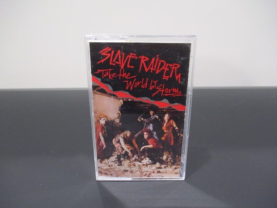Vintage 1988 Cassette Tape Take The World By Storm Slave Raider
